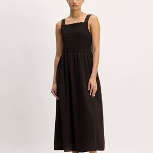 Everlane Gauge Smock Dress Size L